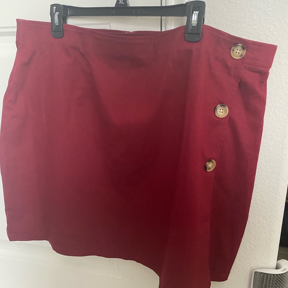 ModCloth maroon skirt